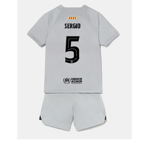 Barcelona Sergio Busquets #5 Tredjedraktsett Barn 2022-23 Kortermet (+ Korte bukser) Barcelona Sergio Busquets #5 Tredjedraktsett Barn 2022-23 Kortermet (+ Korte bukser)
